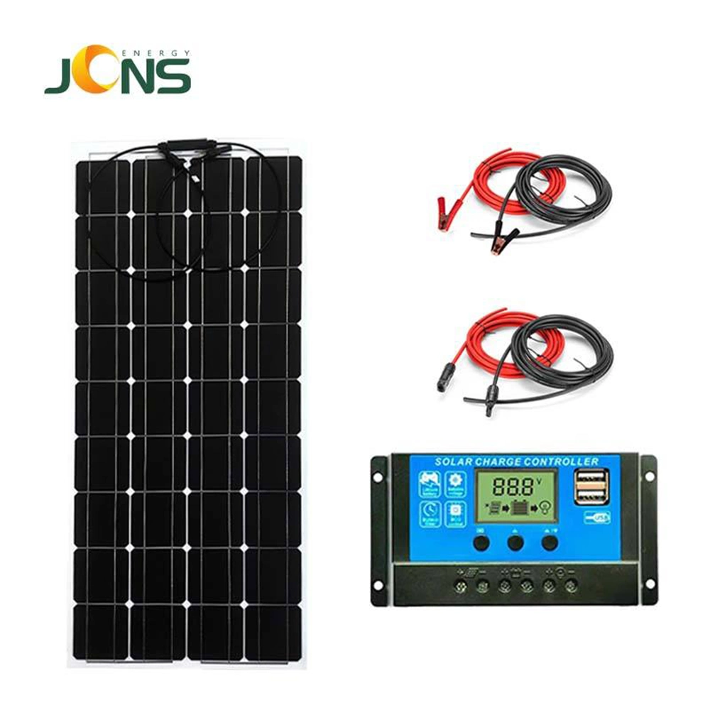 DIY Home PV Panel Kits 100W Semi Flexible Solar Panels