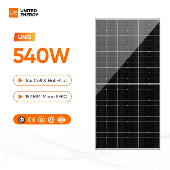 Bifacial Perc Monokristallines Solarpanel mit halbgeschnittenen Zellen, 48 Volt, 450 W, 500 W, 540 W, 545 W, 535 W, 550 W, BIPV-Solarpanel