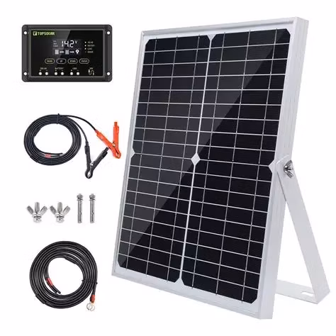 Maßgeschneidertes kleines monokristallines Photovoltaik-Solarmodul mit 20 W und 18 V