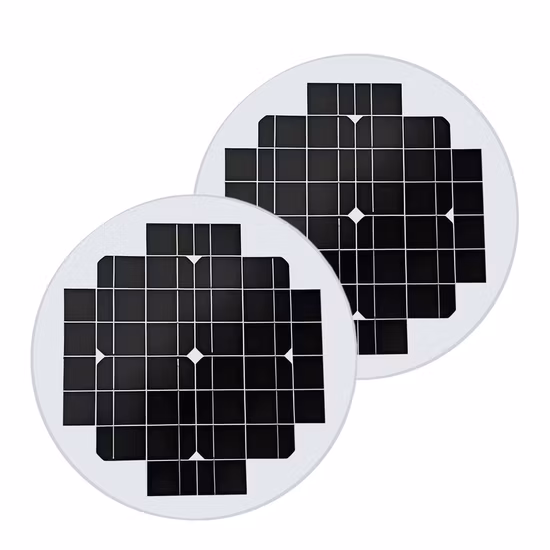 3 W 6 V kleines Photovoltaik-Glas-Solarpanel für wiederaufladbare Telefon-Radio-Glühbirne