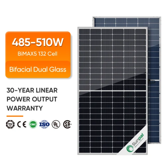 Sunpal Bifacial Doppelglas-Solarmodule 490 Watt 495 Watt 500 Watt 505 Watt für den gewerblichen Einsatz